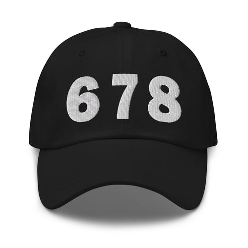 678 Area Code Dad Hat