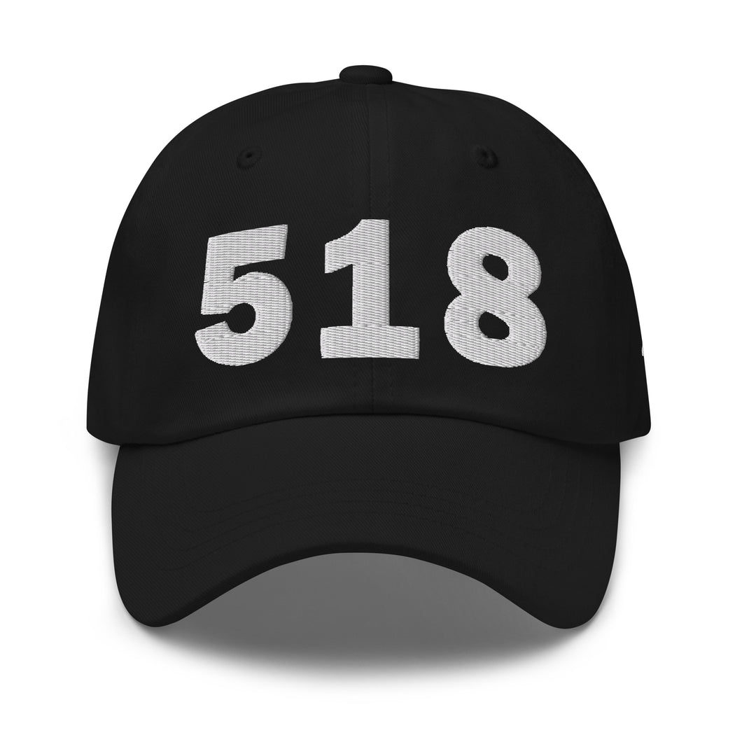 518 Area Code Dad Hat