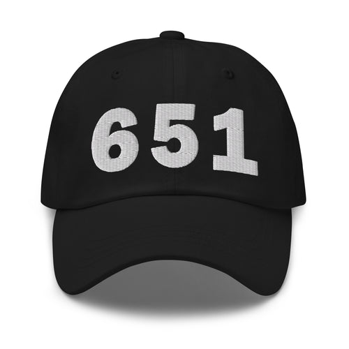 651 Area Code Dad Hat
