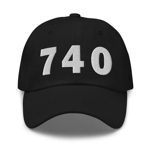 740 Area Code Dad Hat