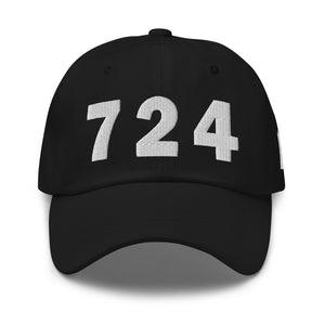 724 Area Code Dad Hat