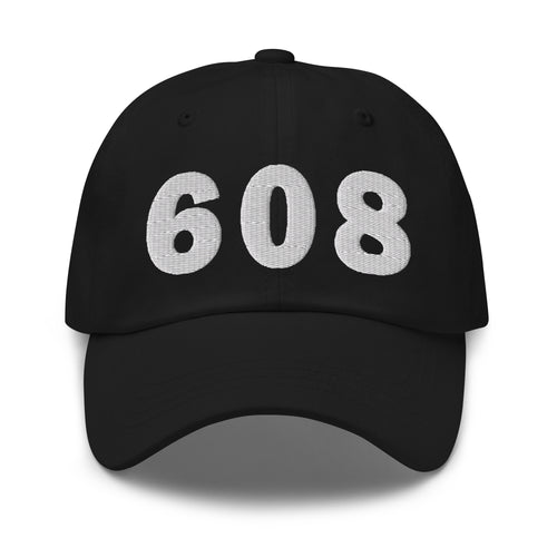608 Area Code Dad Hat