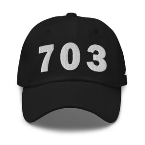 703 Area Code Dad Hat