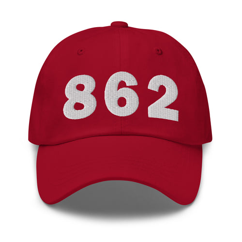 862 Area Code Dad Cap