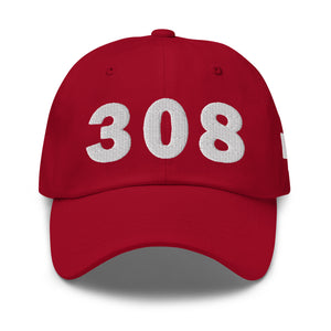 308 Area Code Dad Hat