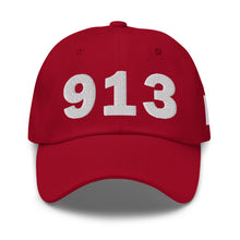 Load image into Gallery viewer, 913 Area Code Dad Hat