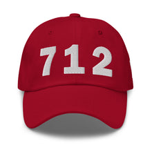 Load image into Gallery viewer, 712 Area Code Dad Hat