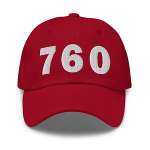 760 Area Code Dad Hat