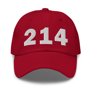214 Area Code Dad Hat