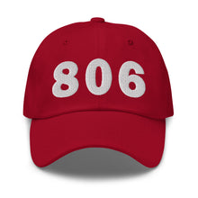 Load image into Gallery viewer, 806 Area Code Dad Hat