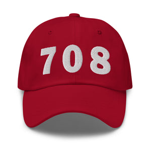 708 Area Code Dad Hat