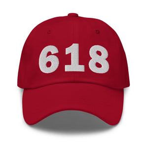 618 Area Code Dad Hat