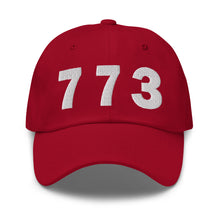 Load image into Gallery viewer, 773 Area Code Dad Hat