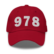 Load image into Gallery viewer, 978 Area Code Dad Hat