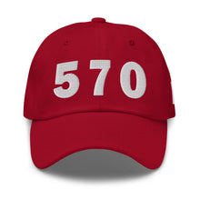 Load image into Gallery viewer, 570 Area Code Dad Hat