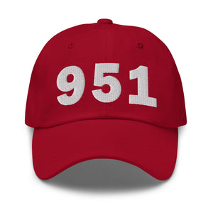 951 Area Code Dad Hat