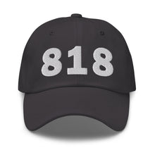 Load image into Gallery viewer, 818 Area Code Dad Hat