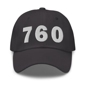 760 Area Code Dad Hat