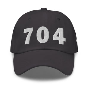 704 Area Code Dad Hat