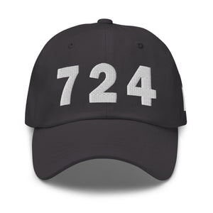 724 Area Code Dad Hat