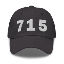 Load image into Gallery viewer, 715 Area Code Dad Hat