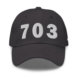 703 Area Code Dad Hat