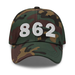 862 Area Code Dad Cap