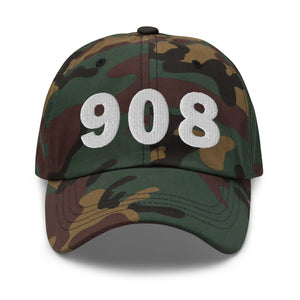 908 Area Code Dad hat
