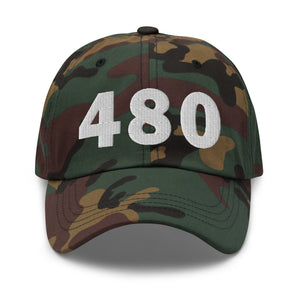 480 Area Code Dad Hat