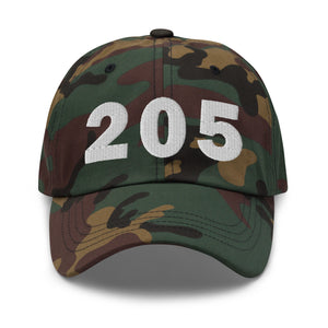 205 Area Code Dad Hat