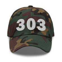 Load image into Gallery viewer, 303 Area Code Dad Hat