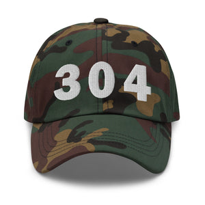 304 Area Code Dad Hat