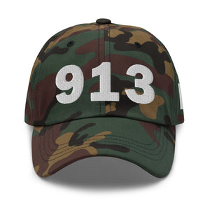 913 Area Code Dad Hat