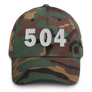 504 Area Code Dad Hat