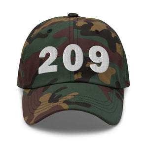 209 Area Code Dad Hat