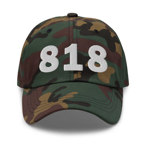 818 Area Code Dad Hat