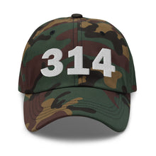 Load image into Gallery viewer, 314 Area Code Dad Hat