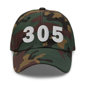 305 Area Code Dad Hat
