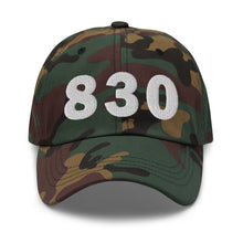Load image into Gallery viewer, 830 Area Code Dad Hat