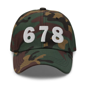 678 Area Code Dad Hat