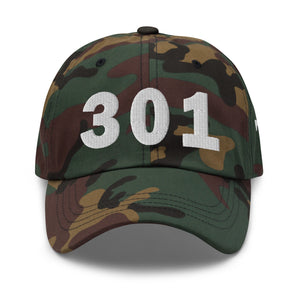 301 Area Code Dad Hat