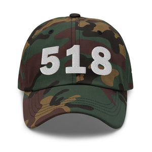 518 Area Code Dad Hat
