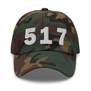 517 Area Code Dad Hat