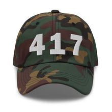 Load image into Gallery viewer, 417 Area Code Dad Hat