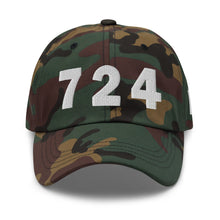 Load image into Gallery viewer, 724 Area Code Dad Hat