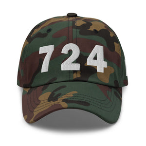 724 Area Code Dad Hat