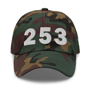 253 Area Code Dad Hat