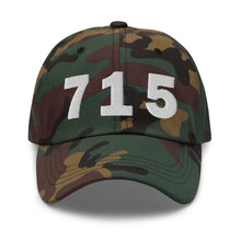 Load image into Gallery viewer, 715 Area Code Dad Hat
