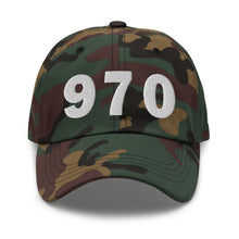 Load image into Gallery viewer, 970 Area Code Dad Hat