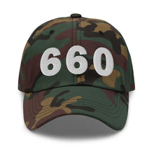 Load image into Gallery viewer, 660 Area Code Dad Hat